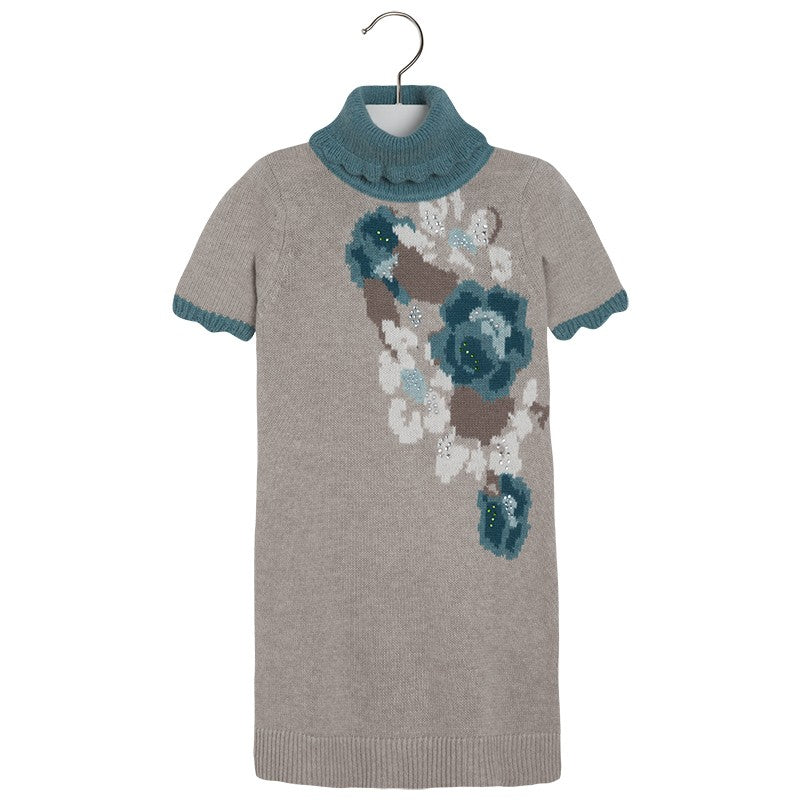 Mayoral 4936 meergrünes Kleid