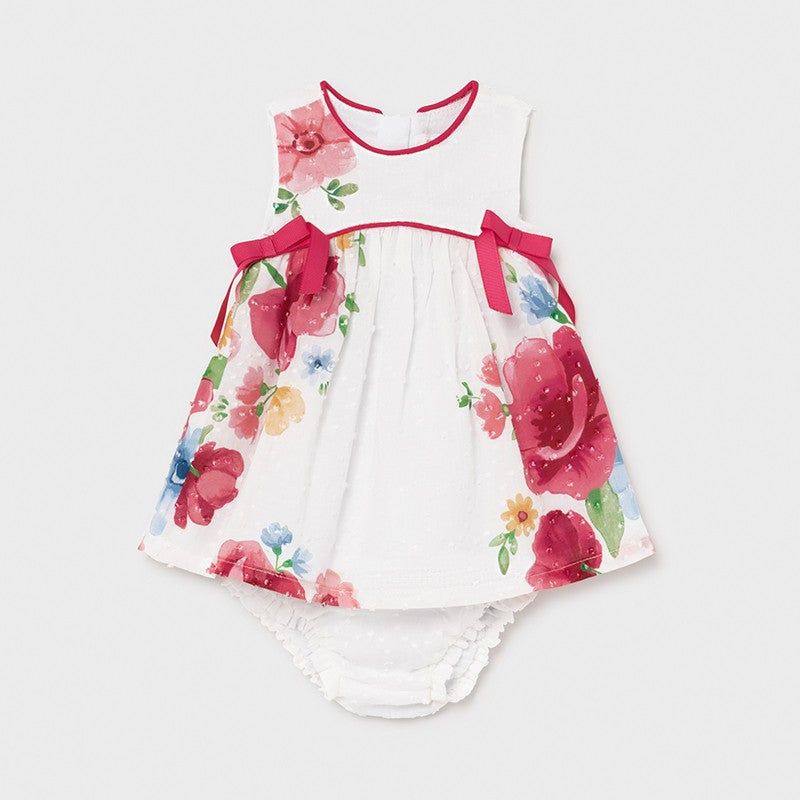 Mayoral 1835-6 rotes Blumenkleid für Mädchen