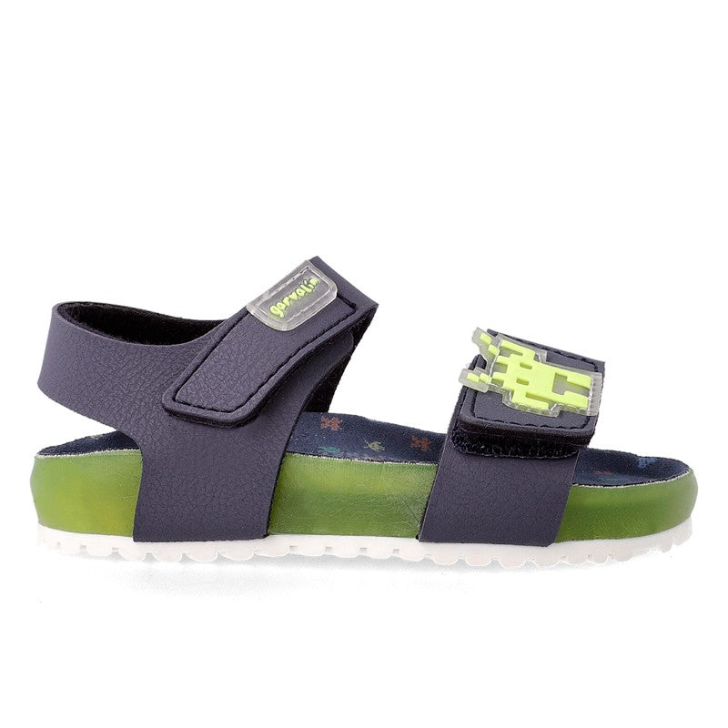 Garvalin 212665-A Jungensandalen, Marineblau