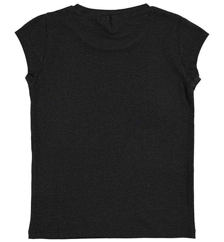 Mädchen T-SHIRT iDO J033-8321 schwarz