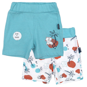 2er-Pack blaue Shorts für Jungen 18277-28524 GKMOC