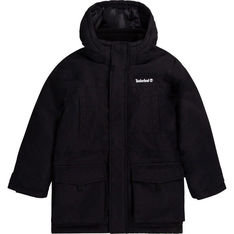 TIMBERLAND T26547-09B Jungen Parkajacke, Schwarz