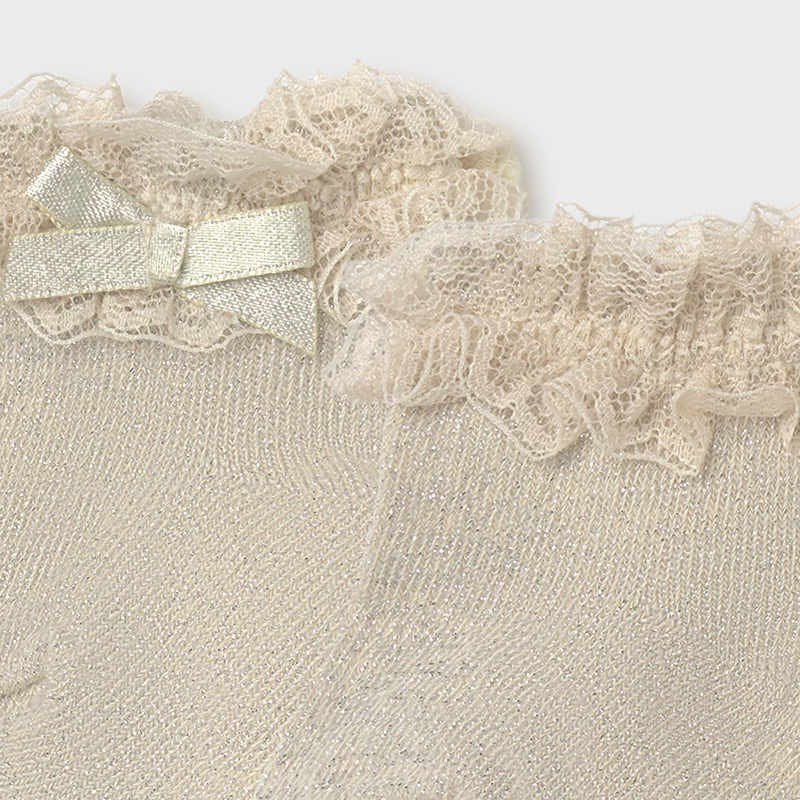 Mädchen Rüschensocken Mayoral 9367-84 Gold