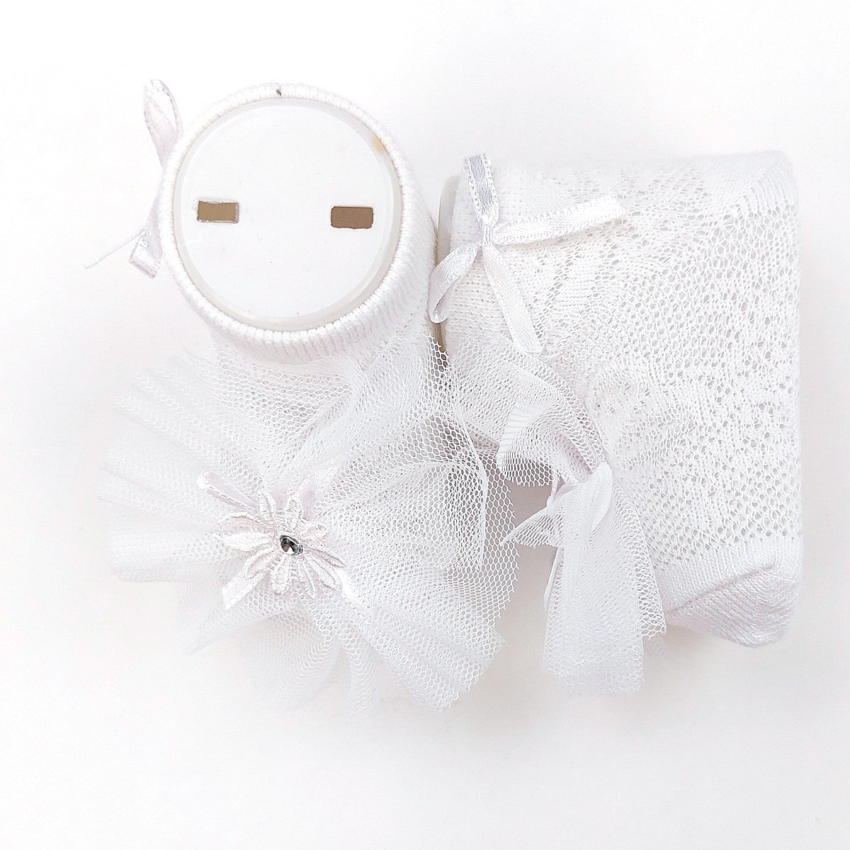 Spitzen-Duftsocken für Mädchen Weiß 4070-7524 GKMOD