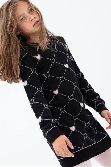 Boboli Kleid 727444-890 Farbe Schwarz