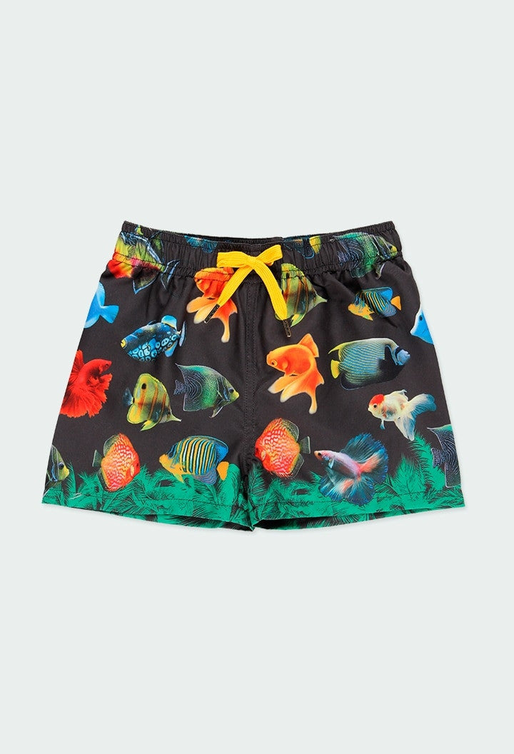 Boboli 834117-8116 Jungen Badeshorts, schwarz