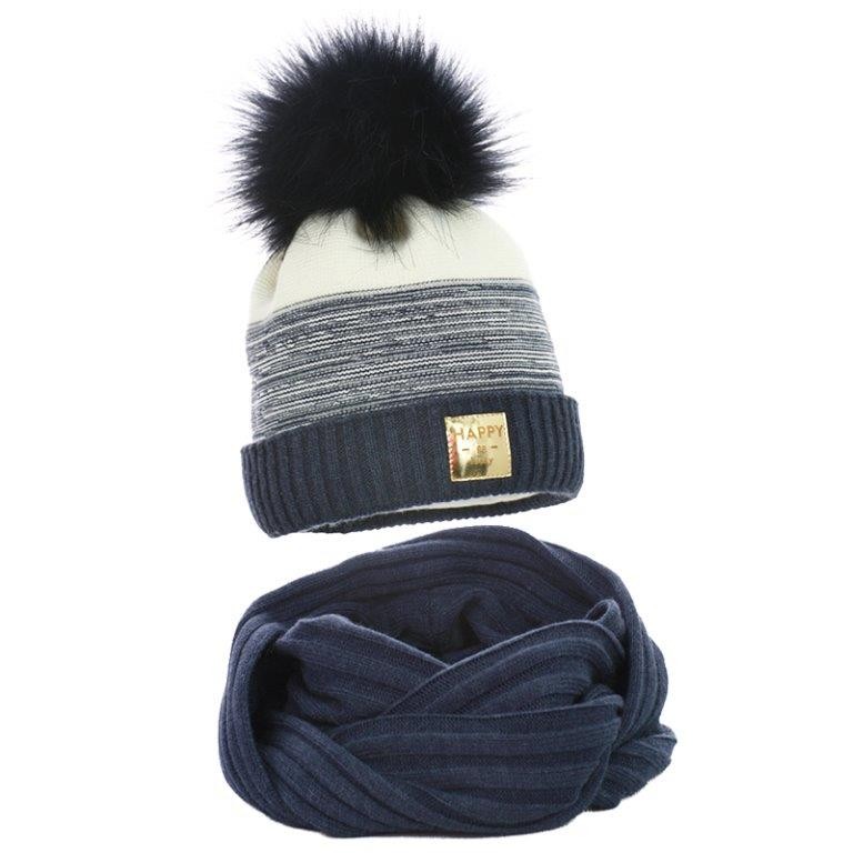 Pupill Mädchenschal NOA marineblau