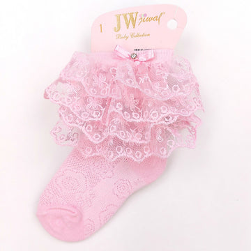 Spitzensocken Duftmädchen rosa 7190-7524 GKMOD