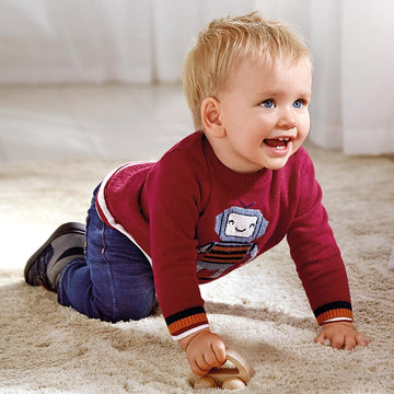 Mayoral 2345-41 Burgunder Strickpullover für Jungen