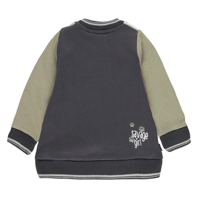 Baby Boboli 211037-8034 kleid für mädchen, grau farbe