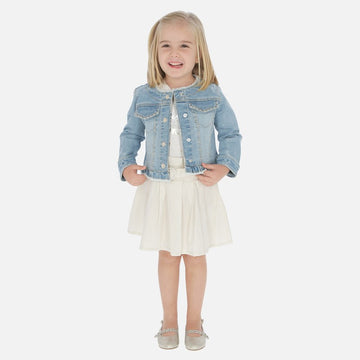 Leinenrock für Mädchen Mayoral 3902-2 Beige