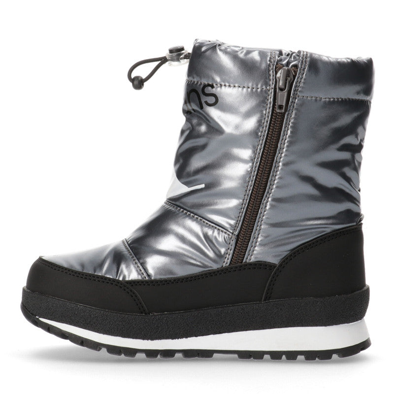 Calvin Klein Jeans Mädchen Schneestiefel V3A6-80310-1240918 - Silberfarbe