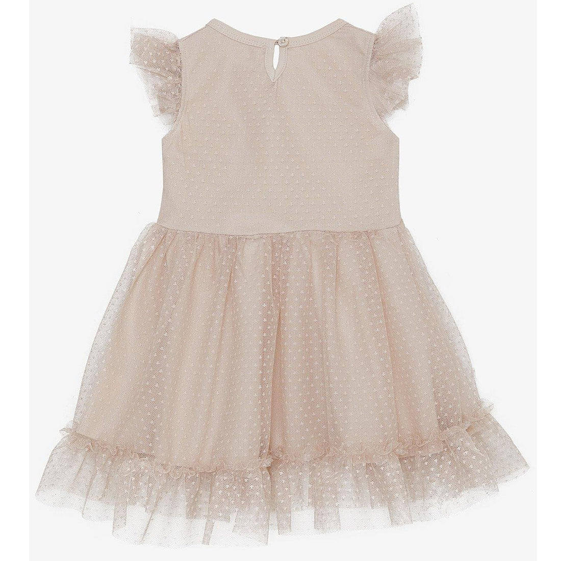 Elegantes Mädchenkleid beige 19761-9424 GKMOD