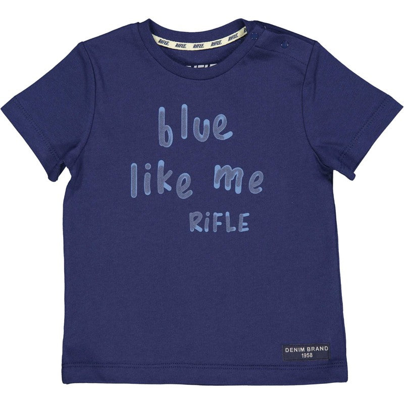 T-Shirt für Jungen RIFLE 24113-00 marineblau