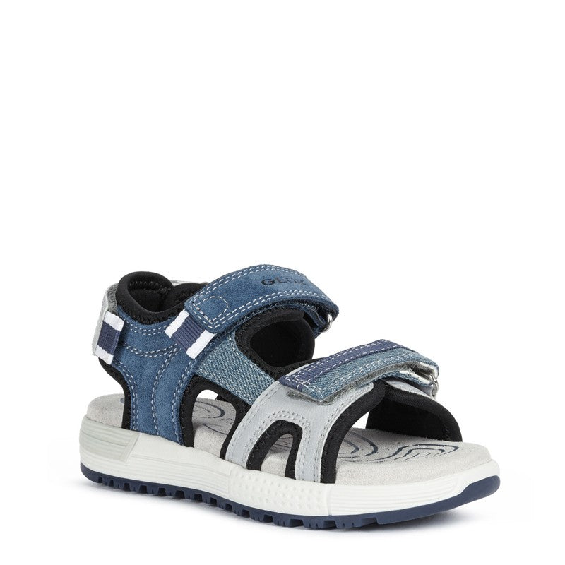 Jungensandalen Geox J15AVA-01522-C4005 Farbe blau