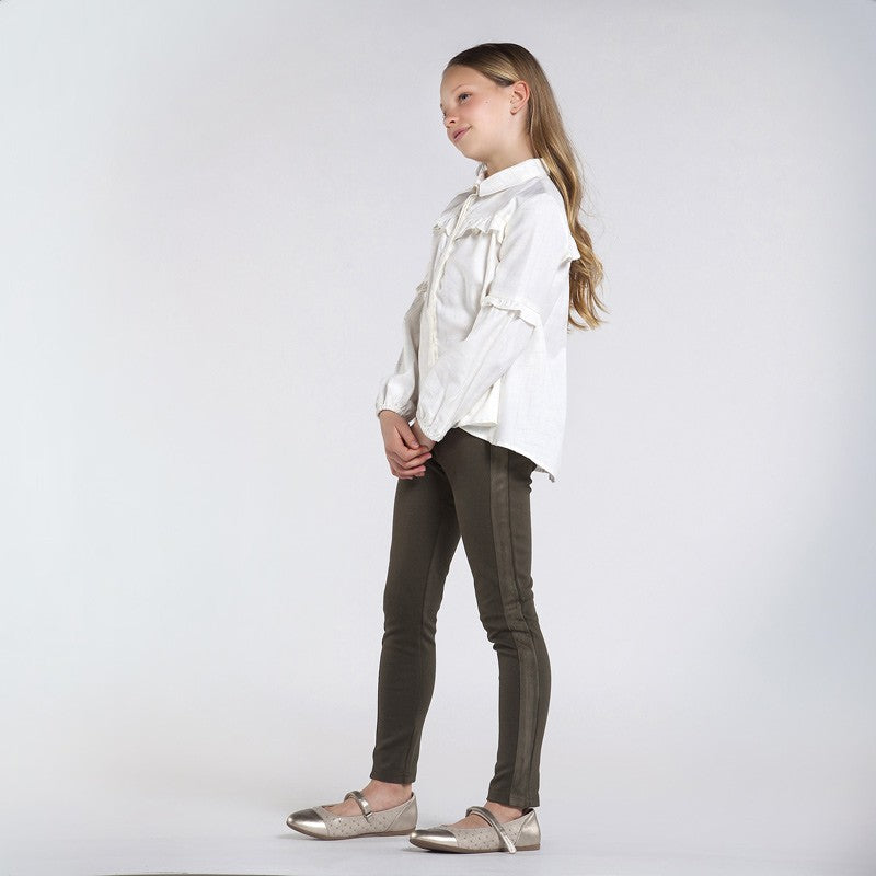 Mayoral 7537-50 grüne lange Hose für Mädchen