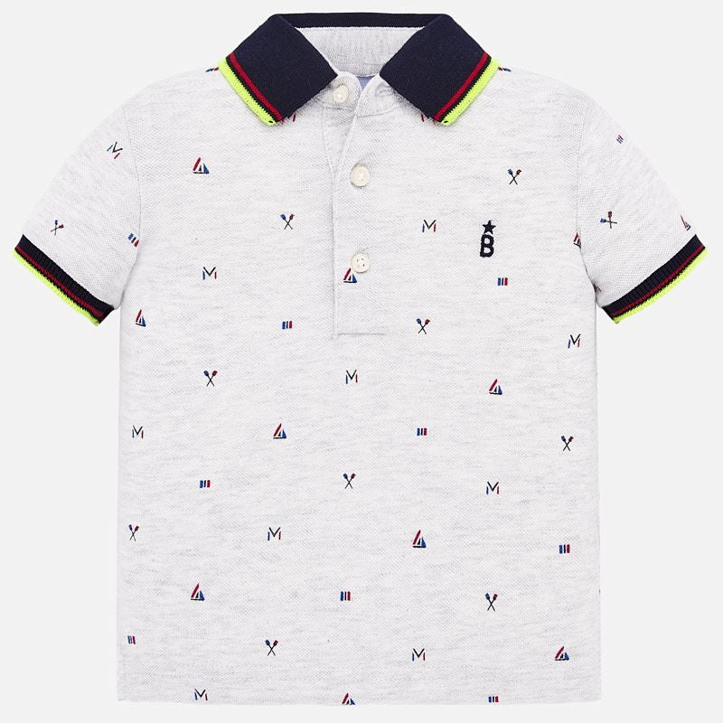 Mayoral 1153-96 Jungen Poloshirt grau