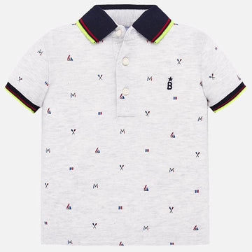 Mayoral 1153-96 Jungen Poloshirt grau
