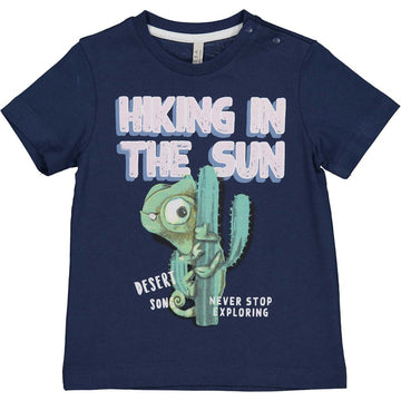 Kurzarm-T-Shirt für Jungen Birba&amp;Trybeyond 24090-75S marineblau