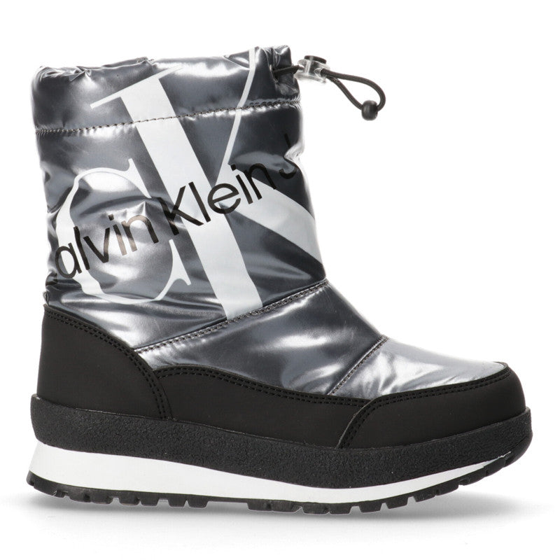Calvin Klein Jeans Mädchen Schneestiefel V3A6-80310-1240918 - Silberfarbe