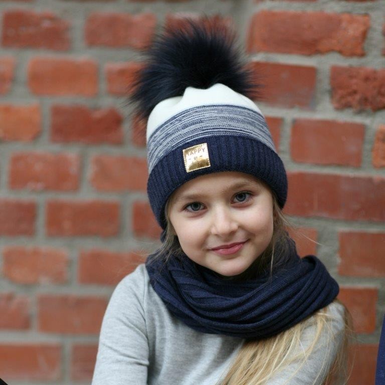 Pupill Mädchenschal NOA marineblau