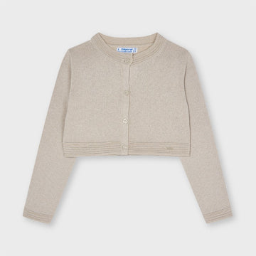 Eleganter Pullover für Mädchen Mayoral 321-69 Beige