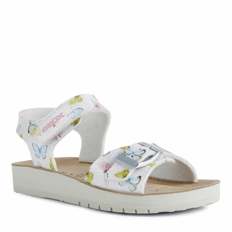 Mädchensandalen Geox J15EAB-000QD-C1007 silber