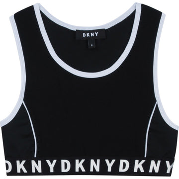 Mädchen Sporttop DKNY D35R19-09B schwarz