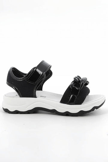 Primigi 1886111 Mädchen Sandalen, schwarz