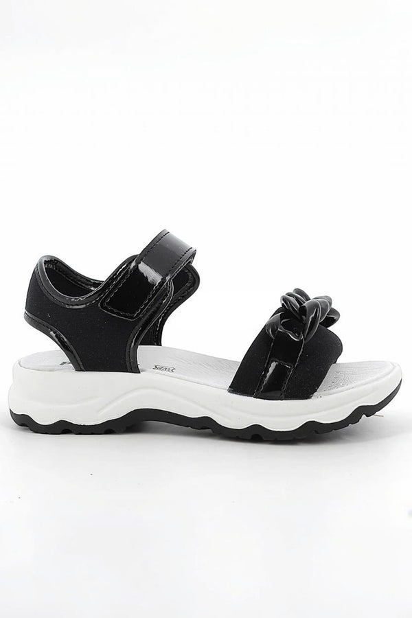Primigi 1886111 Mädchen Sandalen, schwarz