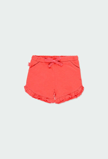 Baby Boboli 294049-3740 Mädchen Shorts, Koralle Farbe