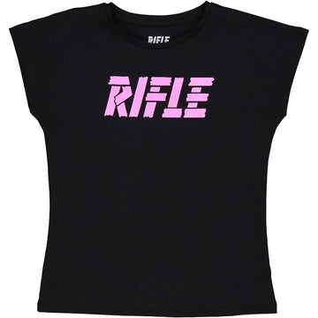 T-Shirt für Mädchen RIFLE 24386-00 Farbe schwarz