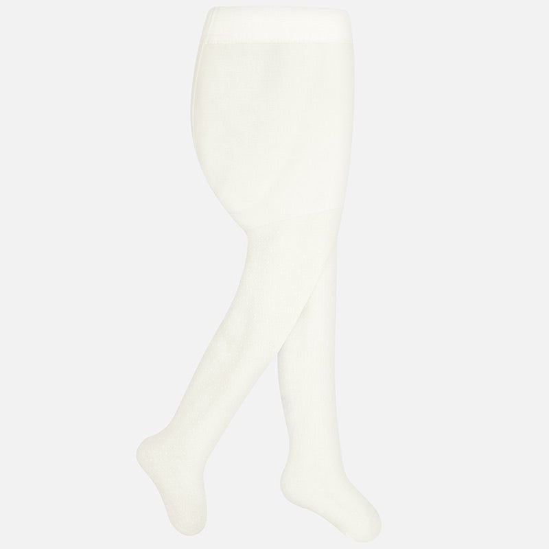 Mayoral 10778-77 Cremefarbene Strumpfhose für Mädchen