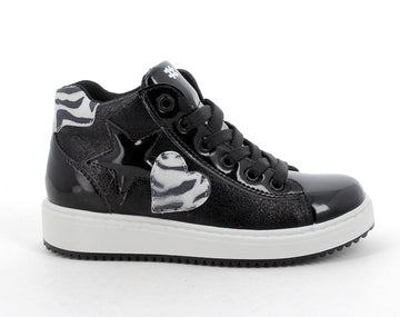 Primigi 8378111, Mädchen Sneaker, Schwarz