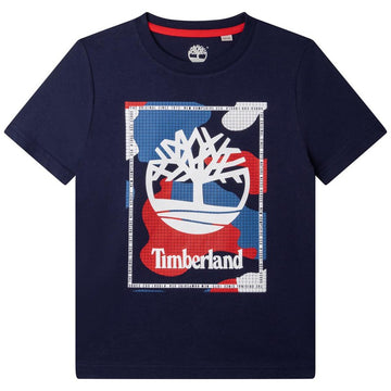 TIMBERLAND T25S84-85T Jungen T-Shirt, marineblau