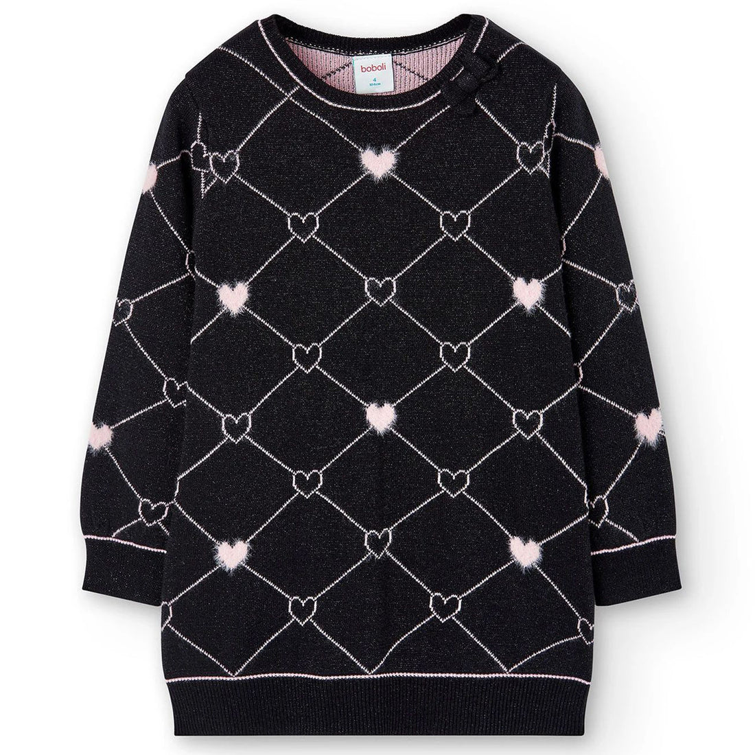 Boboli Kleid 727444-890 Farbe Schwarz