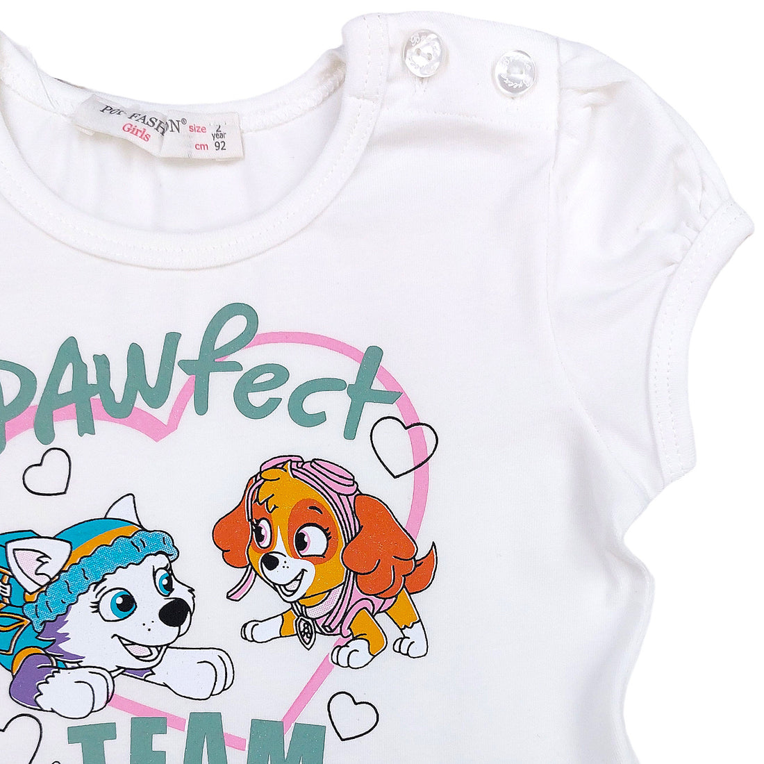 Baumwollkleid für Mädchen grün 7168-24624 GKMOD