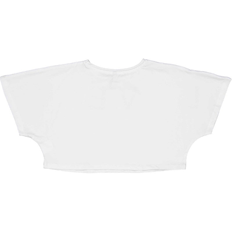 kurzes T-Shirt für Mädchen Birba&amp;Trybeyond 24412-15A cremefarben