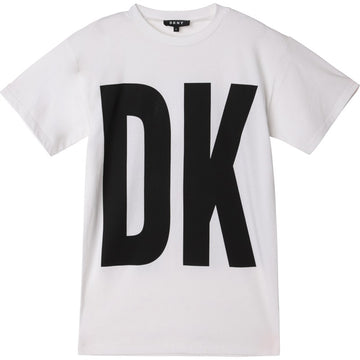T-Shirt für Mädchen DKNY D35R32-10B weiß