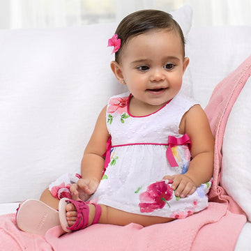 Mayoral 1835-6 rotes Blumenkleid für Mädchen