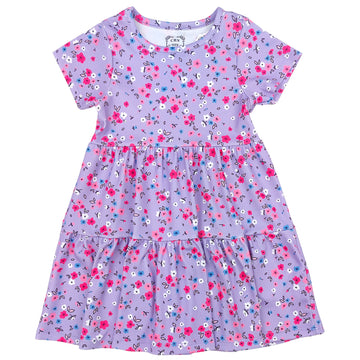 Łączka Kleid für Mädchen, lila 30098-14524 GKMOD