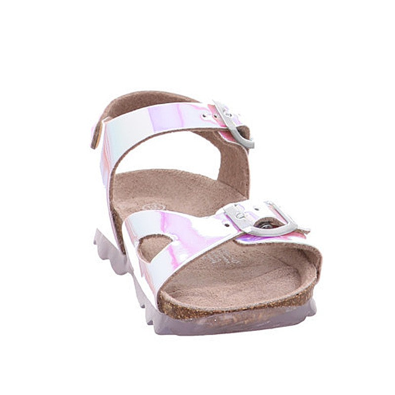 Mädchen Lackledersandalen Superfit 1-000127-1000 silber