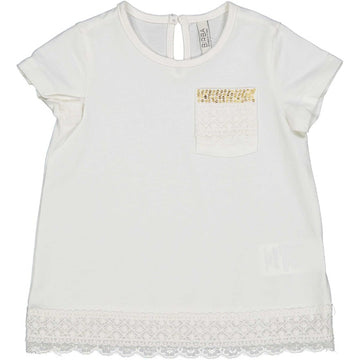 Mädchen T-Shirt Birba&amp;Trybeyond 24085-10N cremefarben