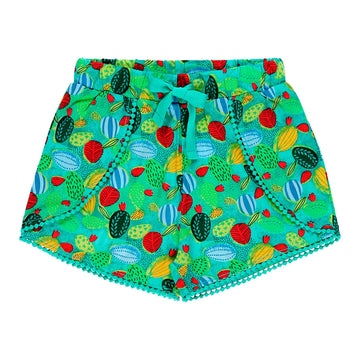 Viskose-Shorts für Mädchen Boboli 439039-9282 Farbe bunt