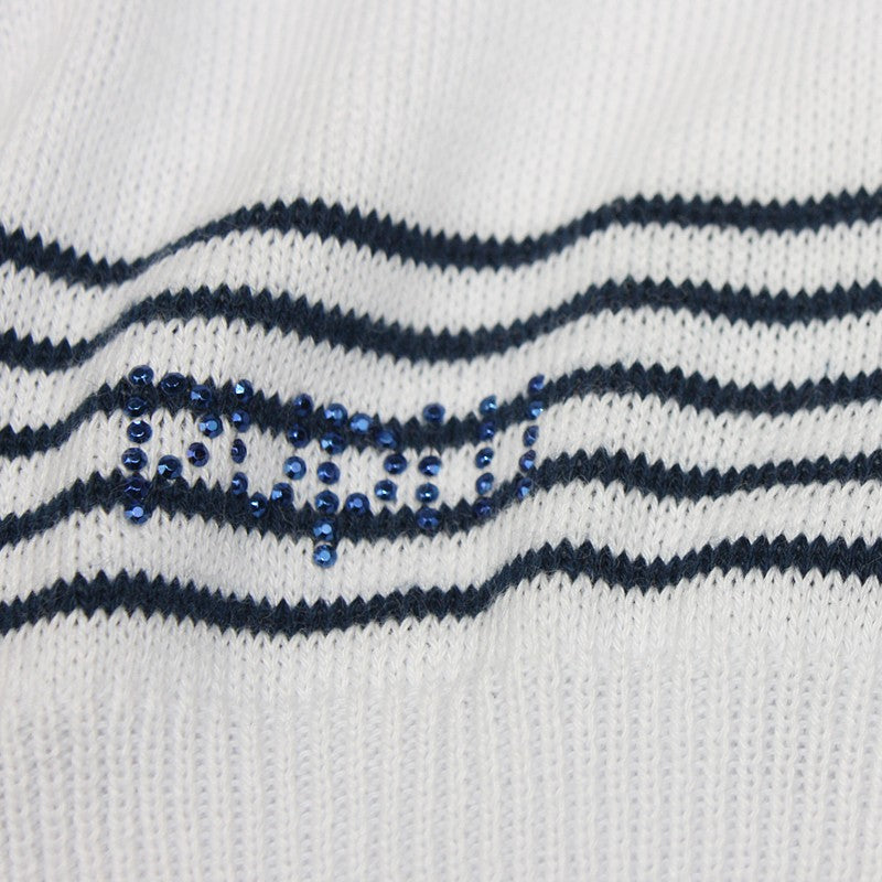 Schülermütze more34 Farbe weiß/marineblau