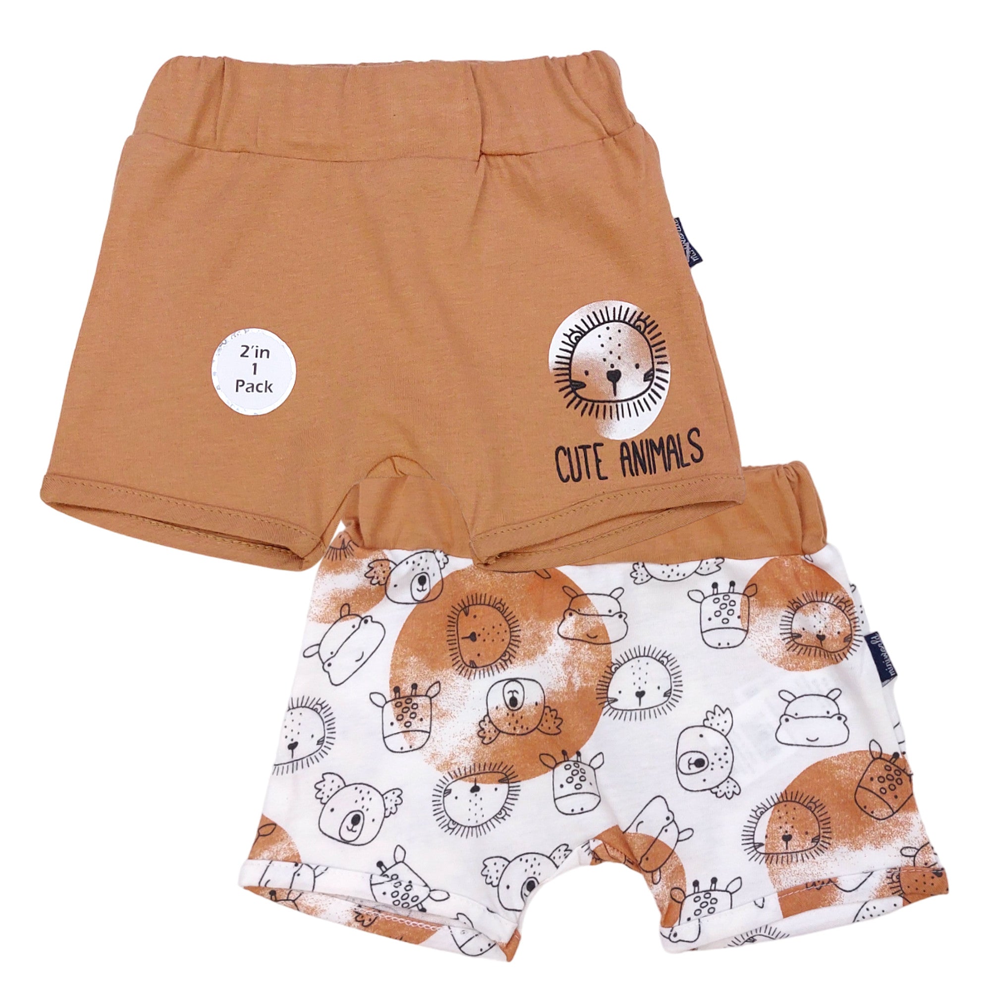 2er-Pack Jungen Shorts Beige 18252-28524 GKMOC