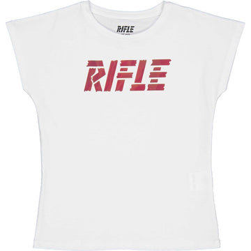 T-Shirt für Mädchen RIFLE 24386-01 weiß