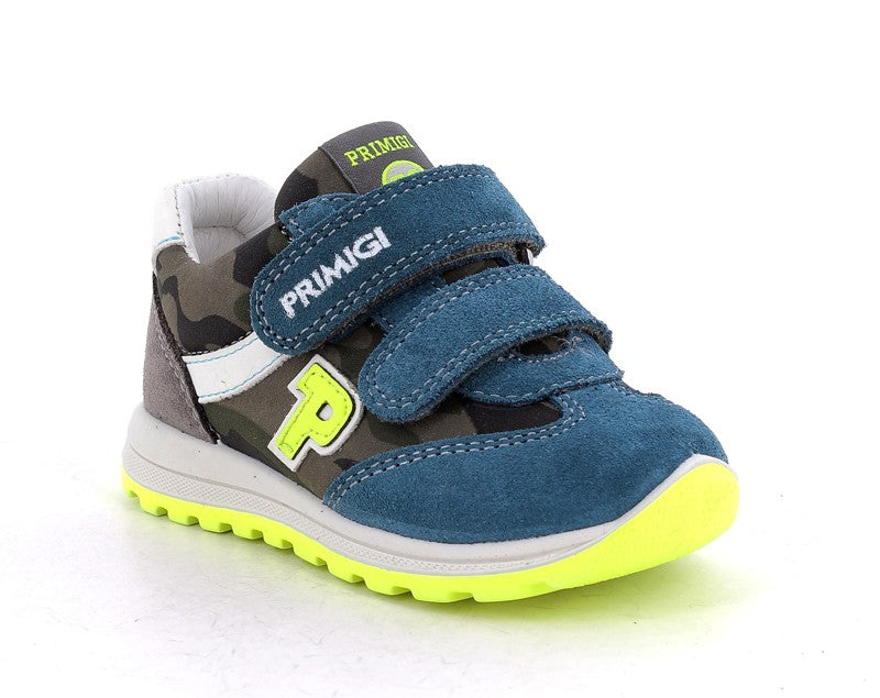 Primigi 8354333 Sneaker für Jungen, blau/grün