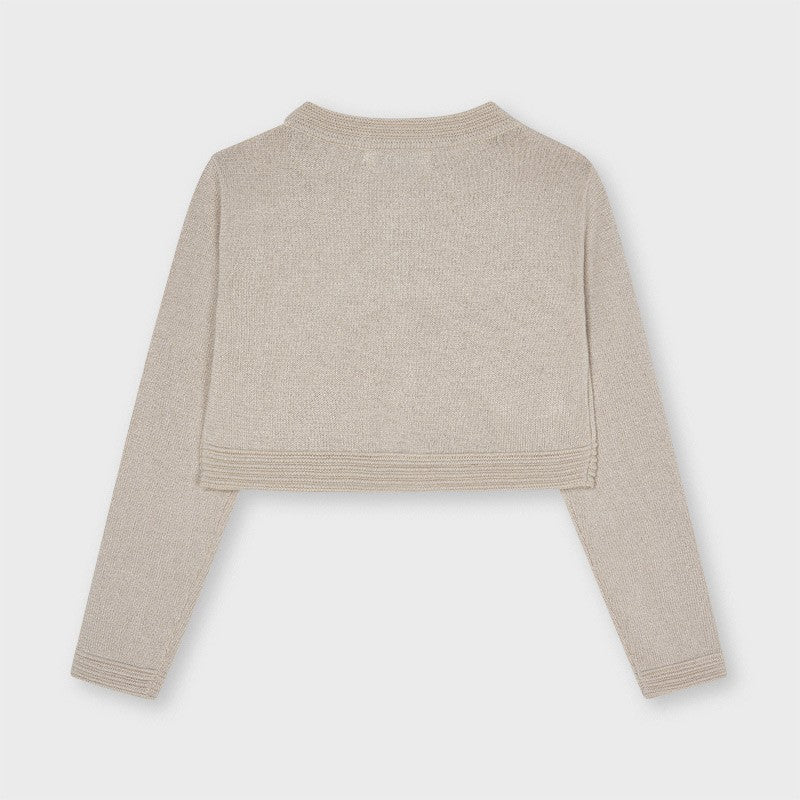 Eleganter Pullover für Mädchen Mayoral 321-69 Beige