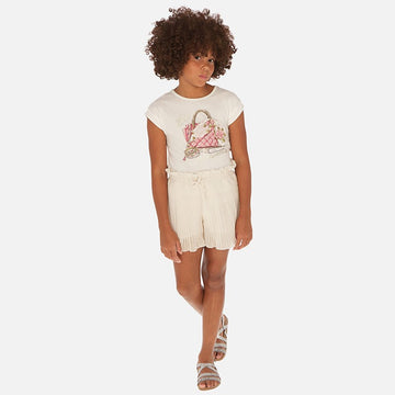 Mädchen-Rockhose Mayoral 6957-21 Beige